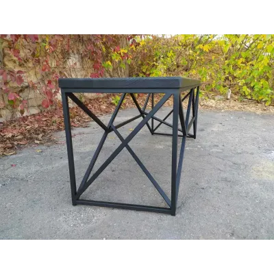 Журнальний, кавовий столик GoodsMetall у стилі Лофт 1200х400х450 ЖС777