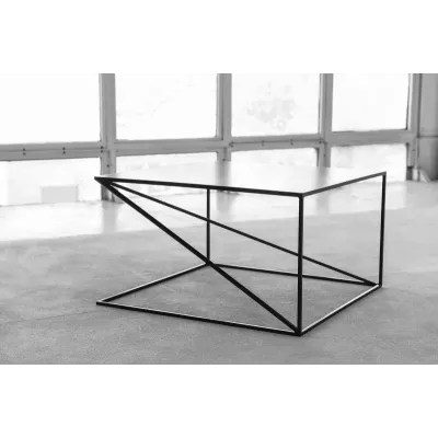 Журнальний, кавовий столик Goods Metallic металевий в стилі Лофт 400х700х700 ЖС1185