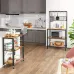 Стелаж кухонний GoodsMetall металевий у стилі Лофт 1700х850х400 СТЖ1192
