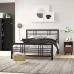 Ліжко GoodsMetall металеве в стилі LOFT 2000х1600х1200 К101 Ліжко GoodsMetall металеве в стилі LOFT 2000х1600х1200 К101