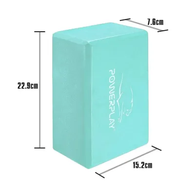 Блок для йоги PowerPlay 4006 Yoga Brick М'ятний (PP_4006_Mint_Yoga_Brick) Блок для йоги PowerPlay 4006 Yoga Brick М'ятний (PP_4006_Mint_Yoga_Brick)