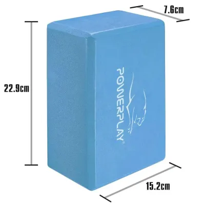 Блок для йоги PowerPlay 4006 Yoga Brick Синій (PP_4006_Blue_Yoga_Brick) Блок для йоги PowerPlay 4006 Yoga Brick Синій (PP_4006_Blue_Yoga_Brick)