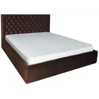 Кровать Richman Кембридж 120 х 200 см Missoni 011 Темно-коричневая Кровать Richman Кембридж 120 х 200 см Missoni 011 Темно-коричневая