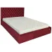 Кровать Richman Кембридж 120 х 200 см Missoni 026 С подъемным механизмом и нишей для белья Бордовая