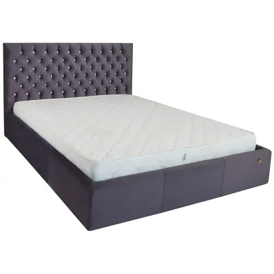 Кровать Двуспальная Richman Кембридж 160 х 190 см Missoni 022 С1 С подъемным механизмом и нишей для белья Фиолетовая Кровать Двуспальная Richman Кембридж 160 х 190 см Missoni 022 С1 С подъемным механизмом и нишей для белья Фиолетовая