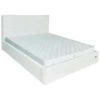 Ліжко Двоспальне Richman Кембридж 180 х 200 см Boom 01 Біле Ліжко Двоспальне Richman Кембридж 180 х 200 см Boom 01 Біле