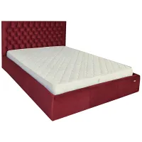 Ліжко Двоспальне Richman Кембридж 180 х 200 см Missoni 026 Бордове Ліжко Двоспальне Richman Кембридж 180 х 200 см Missoni 026 Бордове