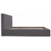 Кровать Richman Ковентри 120 х 190 см Мисти Dark Grey С подъемным механизмом и нишей для белья Темно-серая