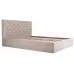 Ліжко Richman Ковентрі 120 х 190 см Місті Mocco З підйомним механізмом та нішкою для білизни Сіра