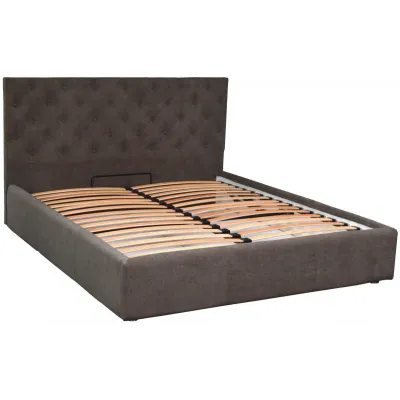 Кровать Richman Ковентри 120 х 200 см Miss 08 С подъемным механизмом и нишей для белья Темно-серая