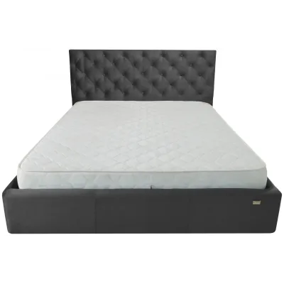 Кровать Richman Ковентри 120 х 200 см Missoni 009 Темно-серая