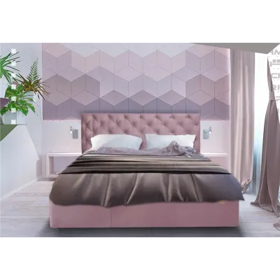 Кровать Двуспальная Richman Ковентри 160 х 200 см Missoni 021 С подъемным механизмом и нишей для белья Темно-розовая Кровать Двуспальная Richman Ковентри 160 х 200 см Missoni 021 С подъемным механизмом и нишей для белья Темно-розовая