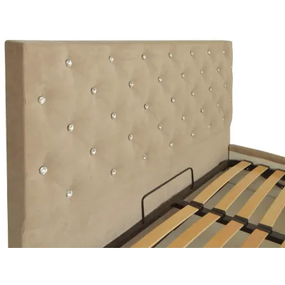 Кровать Двуспальная Richman Ковентри 160 х 200 см Мисти Mocco С1 Бежевая Кровать Двуспальная Richman Ковентри 160 х 200 см Мисти Mocco С1 Бежевая