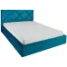 Кровать Двуспальная Richman Лидс 180 х 200 см Missoni 016 Голубая