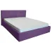 Ліжко Richman Манчестер 120 х 190 см Місті Dark Violet З підйомним механізмом та нішкою для білизни Фіолетове