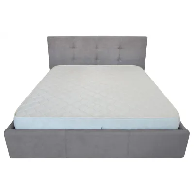 Ліжко Richman Манчестер 140 х 200 см Місті Grey Сіра Ліжко Richman Манчестер 140 х 200 см Місті Grey Сіра