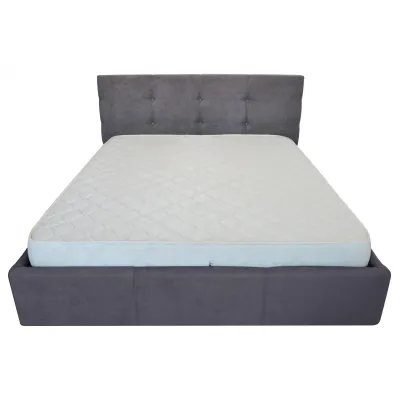 Кровать Двуспальная Richman Манчестер 160 х 200 см Мисти Dark Grey A1 С подъемным механизмом и нишей для белья Темно-серая Кровать Двуспальная Richman Манчестер 160 х 200 см Мисти Dark Grey A1 С подъемным механизмом и нишей для белья Темно-серая