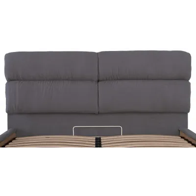 Ліжко Двоспальне Richman Оксфорд 160 х 190 см Місті Dark Grey З підйомним механізмом та нішою для білизни Темно-сіре Ліжко Двоспальне Richman Оксфорд 160 х 190 см Місті Dark Grey З підйомним механізмом та нішою для білизни Темно-сіре