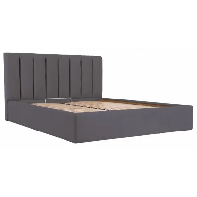 Кровать Richman Санам 140 х 190 см Мисти Dark Grey Темно-серая Кровать Richman Санам 140 х 190 см Мисти Dark Grey Темно-серая