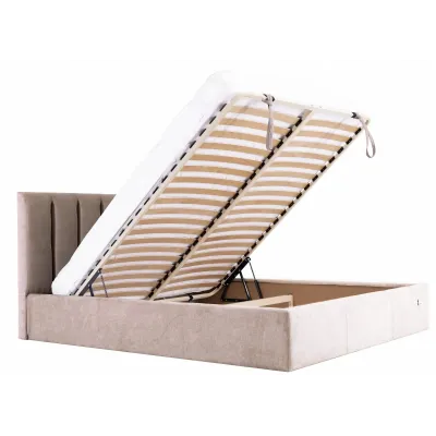 Кровать Richman Санам 140 х 200 см Мисти Mocco С подъемным механизмом и нишей для белья Серая Кровать Richman Санам 140 х 200 см Мисти Mocco С подъемным механизмом и нишей для белья Серая