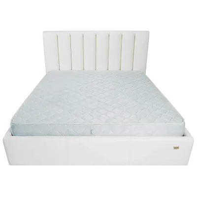 Кровать Двуспальная Richman Санам 160 х 200 см Boom 01 Белая Кровать Двуспальная Richman Санам 160 х 200 см Boom 01 Белая
