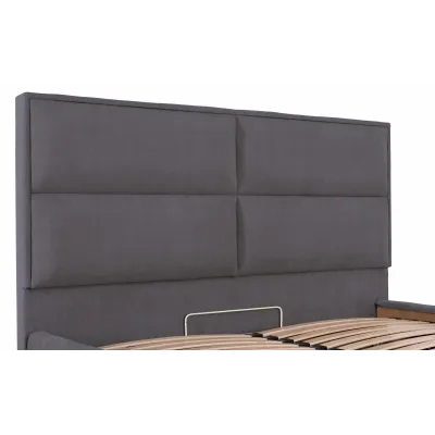 Ліжко Richman Шеффілд 140 х 190 см Місті Dark Grey Темно-сіре Ліжко Richman Шеффілд 140 х 190 см Місті Dark Grey Темно-сіре