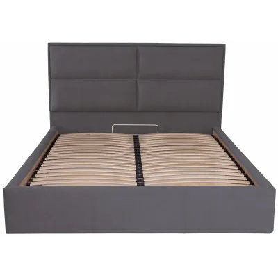 Ліжко Двоспальне Richman Шеффілд 160 х 190 см Місті Dark Grey Темно-сіре