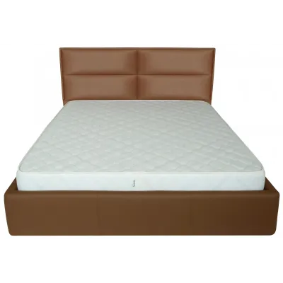 Кровать Двуспальная Richman Шеффилд 160 х 190 см Флай 2213 A1 С подъемным механизмом и нишей для белья Светло-коричневая Кровать Двуспальная Richman Шеффилд 160 х 190 см Флай 2213 A1 С подъемным механизмом и нишей для белья Светло-коричневая