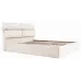 Ліжко Richman Единбург 120 х 200 см Місті Milk З підйомним механізмом та нішою для білизни Бежеве