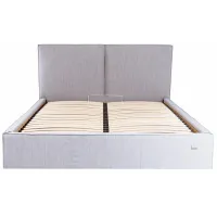 Ліжко Двоспальне Richman Делі 160 х 200 см Місті Grey Сіра Ліжко Двоспальне Richman Делі 160 х 200 см Місті Grey Сіра