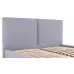 Кровать Двуспальная Richman Дели 180 х 200 см Мисти Grey С подъемным механизмом и нишей для белья Серая
