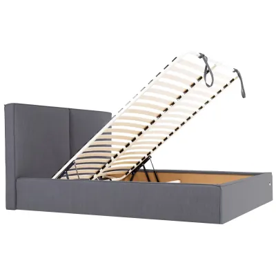 Ліжко Двоспальне Richman Делі 160 х 190 см Місті Dark Grey З підйомним механізмом та нішою для білизни Темно-сіре Ліжко Двоспальне Richman Делі 160 х 190 см Місті Dark Grey З підйомним механізмом та нішою для білизни Темно-сіре