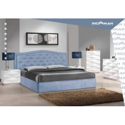 Кровать Richman Скарлетт 140 х 190 см Мисти Dark Grey С подъемным механизмом и нишей для белья Темно-серая Кровать Richman Скарлетт 140 х 190 см Мисти Dark Grey С подъемным механизмом и нишей для белья Темно-серая