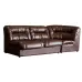 Диван Richman Візит Двійка 870 x 1650 x 850H см Кут Титан Dark Brown Коричневий