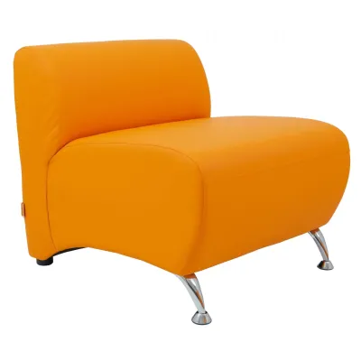 Диван Richman Флорида Двойка 780 x 1500 x 680H см Единица 780 x 700 x 680H см Угол 780 x 700 x 680H см Zeus 045 Оранжевый