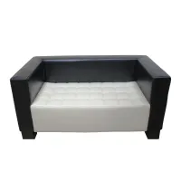 Диван Richman Спейс Двойка 760 x 1500 x 730H см Флай 2200/2230 Черный + Белый Диван Richman Спейс Двойка 760 x 1500 x 730H см Флай 2200/2230 Черный + Белый