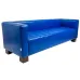 Диван Richman Спейс Тройка 760 x 2100 x 730H см Rainbow Royal Blue Синий