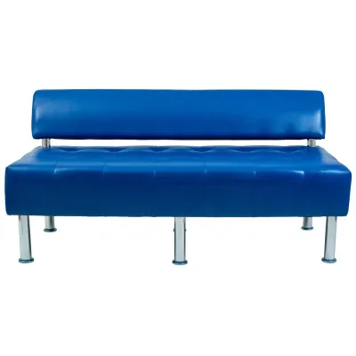 Диван Richman Офис Двойка 1550 x 680 x 750H см Со спинкой Rainbow Royal Blue Синий Диван Richman Офис Двойка 1550 x 680 x 750H см Со спинкой Rainbow Royal Blue Синий