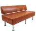 Диван Richman Офис Двойка 1550 x 680 x 750H см Со спинкой Титан Cognac Коричневый Диван Richman Офис Двойка 1550 x 680 x 750H см Со спинкой Титан Cognac Коричневый