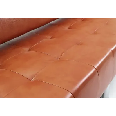 Диван Richman Офис Двойка 1550 x 680 x 750H см Со спинкой Титан Cognac Коричневый Диван Richman Офис Двойка 1550 x 680 x 750H см Со спинкой Титан Cognac Коричневый