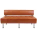 Диван Richman Офис Двойка 1550 x 680 x 750H см Со спинкой Титан Cognac Коричневый