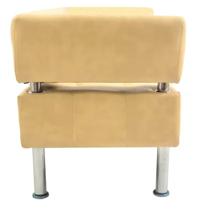 Диван Richman Офис Двойка 1550 x 680 x 750H см Со спинкой и подлокотниками Титан Gold Beige Бежевый