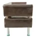 Диван Richman Офис Двойка 1550 x 680 x 750H см Со спинкой и подлокотниками Титан Dark Brown Коричневый