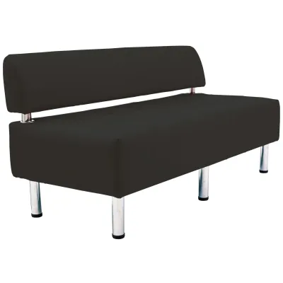 Диван Richman Офис Двойка 1550 x 680 x 750H см Со спинкой Флай nova Black 2230 Черный Диван Richman Офис Двойка 1550 x 680 x 750H см Со спинкой Флай nova Black 2230 Черный