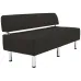 Диван Richman Офис Двойка 1550 x 680 x 750H см Со спинкой Флай nova Black 2230 Черный Диван Richman Офис Двойка 1550 x 680 x 750H см Со спинкой Флай nova Black 2230 Черный