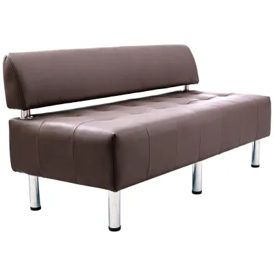 Диван Richman Офис Двойка 1550 x 680 x 750H см Со спинкой Флай 8823 Коричневый