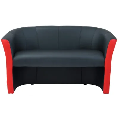 Диван Richman Бум Двойка 650 x 1300 x 800H см Флай 2230/2210 Красный + Черный