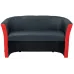 Диван Richman Бум Двойка 650 x 1300 x 800H см Флай 2230/2210 Красный + Черный