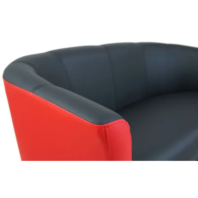Диван Richman Бум Двойка 650 x 1300 x 800H см Флай 2230/2210 Красный + Черный