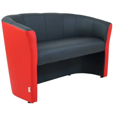 Диван Richman Бум Двойка 650 x 1300 x 800H см Флай 2230/2210 Красный + Черный
